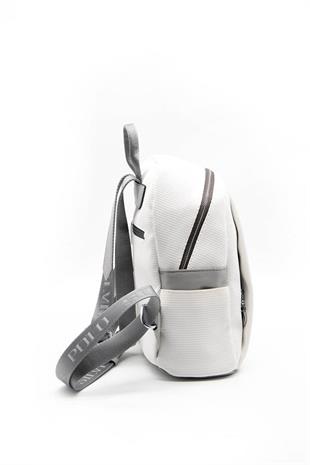 Silver & Polo SP926 Kadın Sırt Çantası Petek Beyaz-A.Gri
