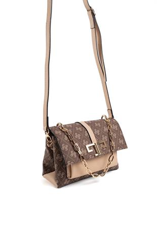 Silver & Polo Kahve - Ten SP1148 Kadın Çapraz Çanta