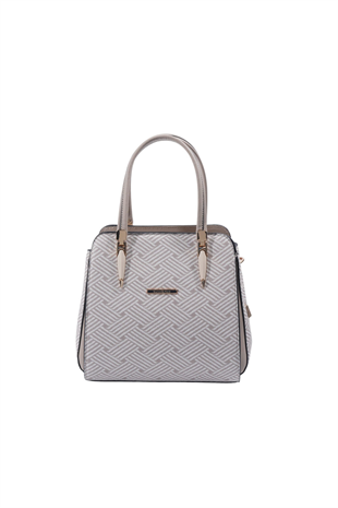 Silver & Polo SP1136 Kadın El Çantası Ç.Örgü Bej-Kum