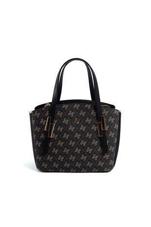 Silver & Polo Füme - Siyah SP1021 Kadın El Çantası