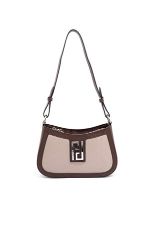 Silver & Polo SP1132 Kadın Çapraz Çanta Fashion A.Vizon-Kahve