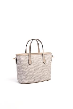 Silver & Polo Bej - Kum SP1185 Kadın El Çantası