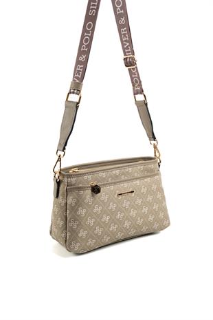 Silver & Polo Yeşil SP1184 Kadın Çapraz Çanta