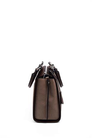 Silver & Polo SP1174 Kadın El Çantası Fashion Bizon-Kahve