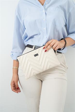 Silver & Polo Bej SP1250 Kadın Portföy & Clutch
