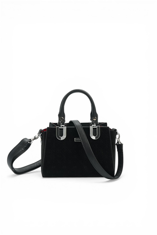 Silver & Polo SP1281 Kadın El Çantası Fashion Siyah-Siyah