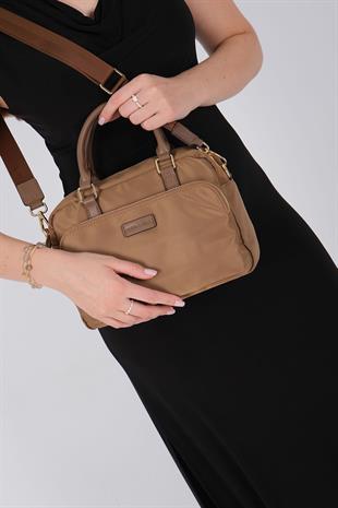 1217 Kadın El Çantası  Tütün-Kahve