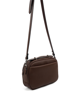 Silver & Polo SP1186 Kadın Çapraz Çanta Petek Kahve