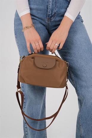 1223 Kadın Çapraz Çanta  Tütün-Kahve