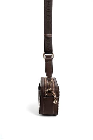 Silver & Polo Kahve Sarı - Kahve SP1078 Kadın Çapraz Çanta