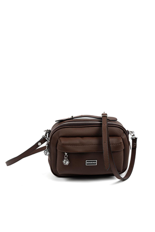 Silver & Polo SP1186 Kadın Çapraz Çanta Petek Kahve