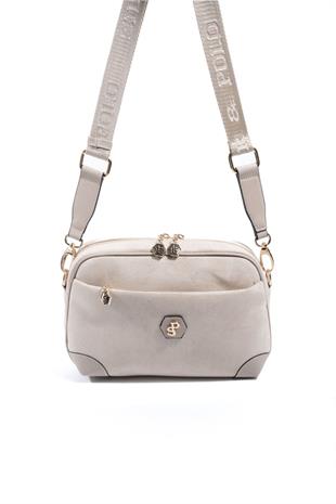Silver & Polo SP1094 Kadın Çapraz Çanta Süet Bej-Kum