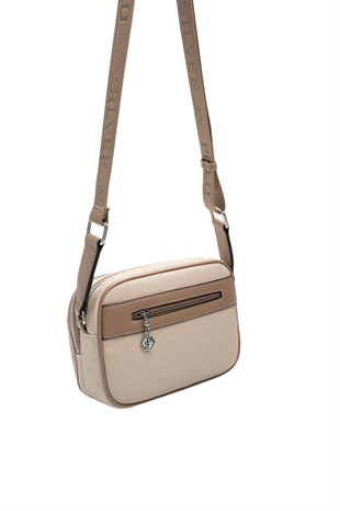 Silver Polo Bej - Latte Fashion Kadın Çapraz Çanta SP1162