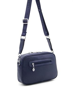 Silver & Polo SP1094 Kadın Çapraz Çanta Petek Lacivert