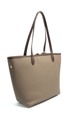 Silver Polo SP1247 Kadın Omuz Çantası Mini Rolax Vizon-Vizon