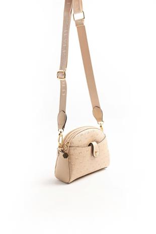 Silver & Polo SP1144 Kadın Çapraz Çanta Logolu Nut-S.Nut