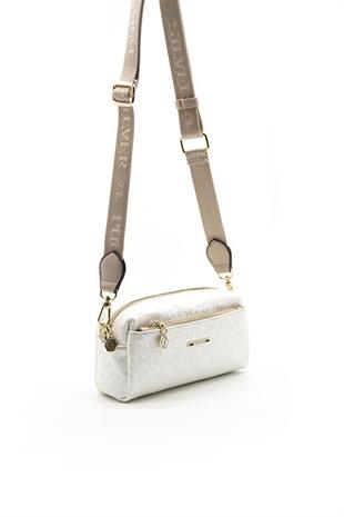 Silver & Polo SP1142 Kadın Çapraz Çanta Logolu Sedef-S.Nut