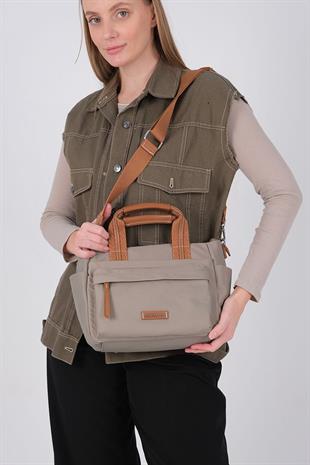 1230 Kadın El Çantası  Yeşil-Taba