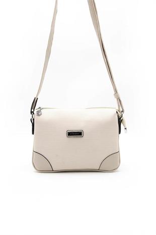 Silver & Polo SP784 Kadın Çapraz Çanta Petek Bej-Bej