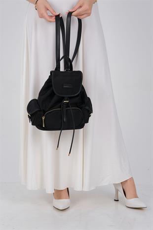 1207 Kadın Sırt Çantası  Siyah