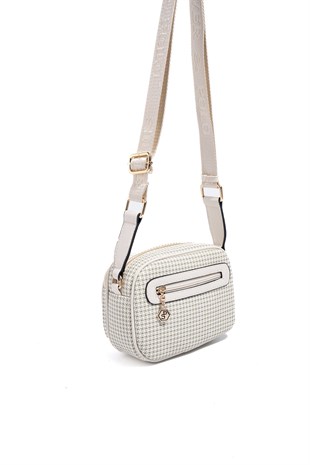 Silver & Polo SP1111 Kadın Çapraz Çanta King Desen Yeşil-Kemik