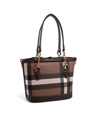 Silver & Polo Koyu Kahve SP1155 Kadın El Çantası