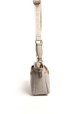 Silver & Polo Bej - Kum SP1184 Kadın Çapraz Çanta