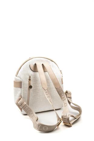 Silver & Polo SP771 Kadın Sırt Çantası Logolu Sedef-S.Nut