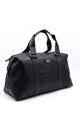 Silver & Polo SP873 Kadın Seyahat Çantası PP Labirent Siyah