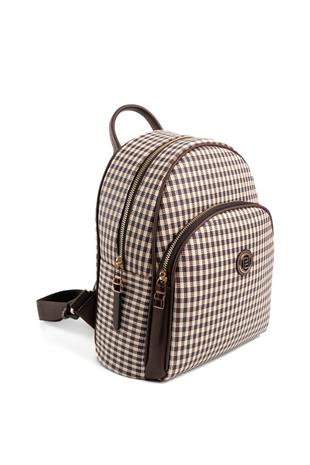 Silver & Polo Kahve Sarı - Kahve SP1062 Kadın Sırt Çantası