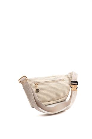 Silver & Polo SP1192 Kadın Bel Çantası King Desen Kum-Kum Beji