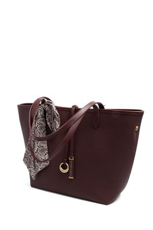 Silver Polo SP1247 Kadın Omuz Çantası Mini Rolax Bordo-Bordo