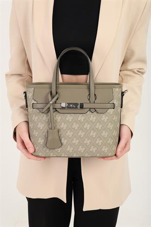 Silver & Polo Yeşil SP1185 Kadın El Çantası