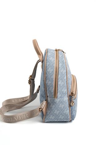 Silver & Polo Mavi - Ten SP945 Kadın Sırt Çantası