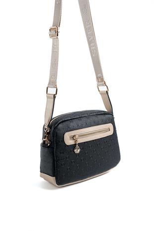 Silver & Polo Siyah - S.nut SP1201 Kadın Çapraz Çanta