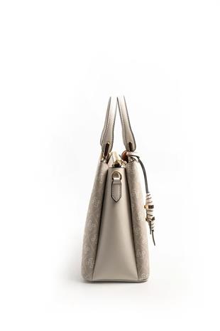 Silver & Polo SP969 Kadın El Çantası Monogram Taş-Kemik