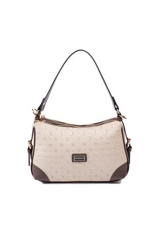 Silver & Polo SP1269 Kadın Omuz Çantası Logolu Nut-Kahve