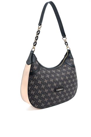 Silver & Polo Füme - Siyah SP1255 Kadın Omuz Çantası