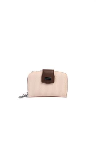 Silver & Polo Bej - Kahve SP874 Kadın Cüzdan & Kartlık