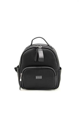 Silver & Polo SP1130 Kadın Sırt Çantası Petek Siyah