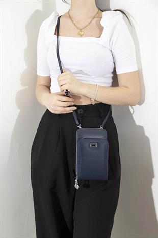 Silver & Polo Laci - Laci SP1011 Kadın Askılı Cüzdanlı Telefon Çantası
