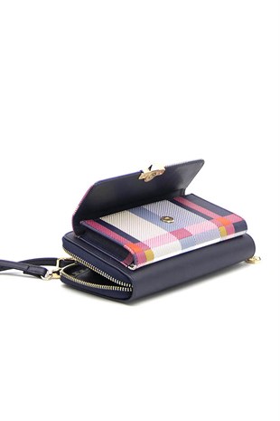 Silver & Polo Laci - Laci SP921 Kadın Askılı Cüzdanlı Telefon Çantası