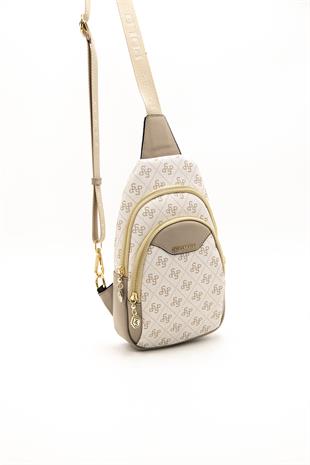 Silver & Polo Bej - Kum SP959 Kadın Bel Çantası