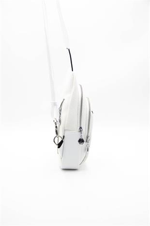 Silver & Polo Beyaz - Beyaz SP959 Kadın Bel Çantası