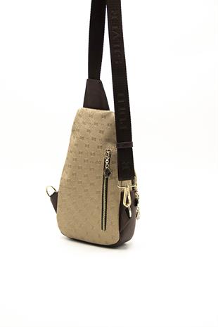 Silver & Polo Bronz - Kahve SP959 Kadın Bel Çantası