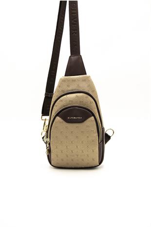 Silver & Polo Bronz - Kahve SP959 Kadın Bel Çantası