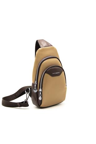Silver & Polo Kum - Kahve SP959 Kadın Bel Çantası