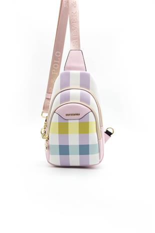 Silver & Polo Lila - Pembe SP959 Kadın Bel Çantası