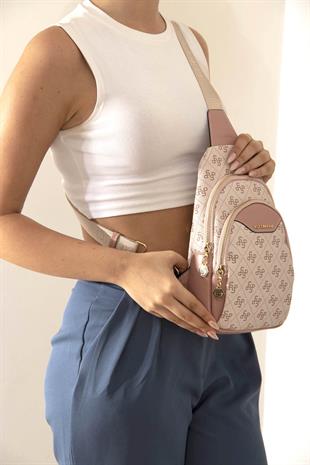 Silver & Polo Pembe - Somon SP959 Kadın Bel Çantası