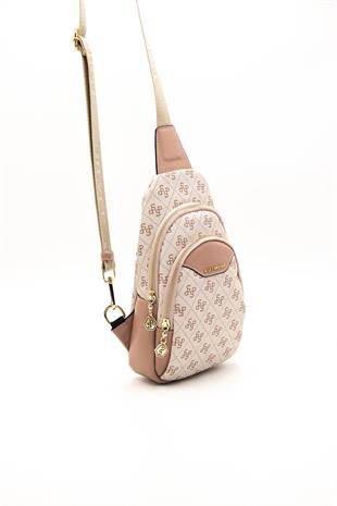 Silver & Polo Pembe - Somon SP959 Kadın Bel Çantası